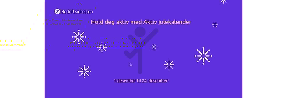 Aktiv julekalender med Innlandet Bedriftsidrettskrets